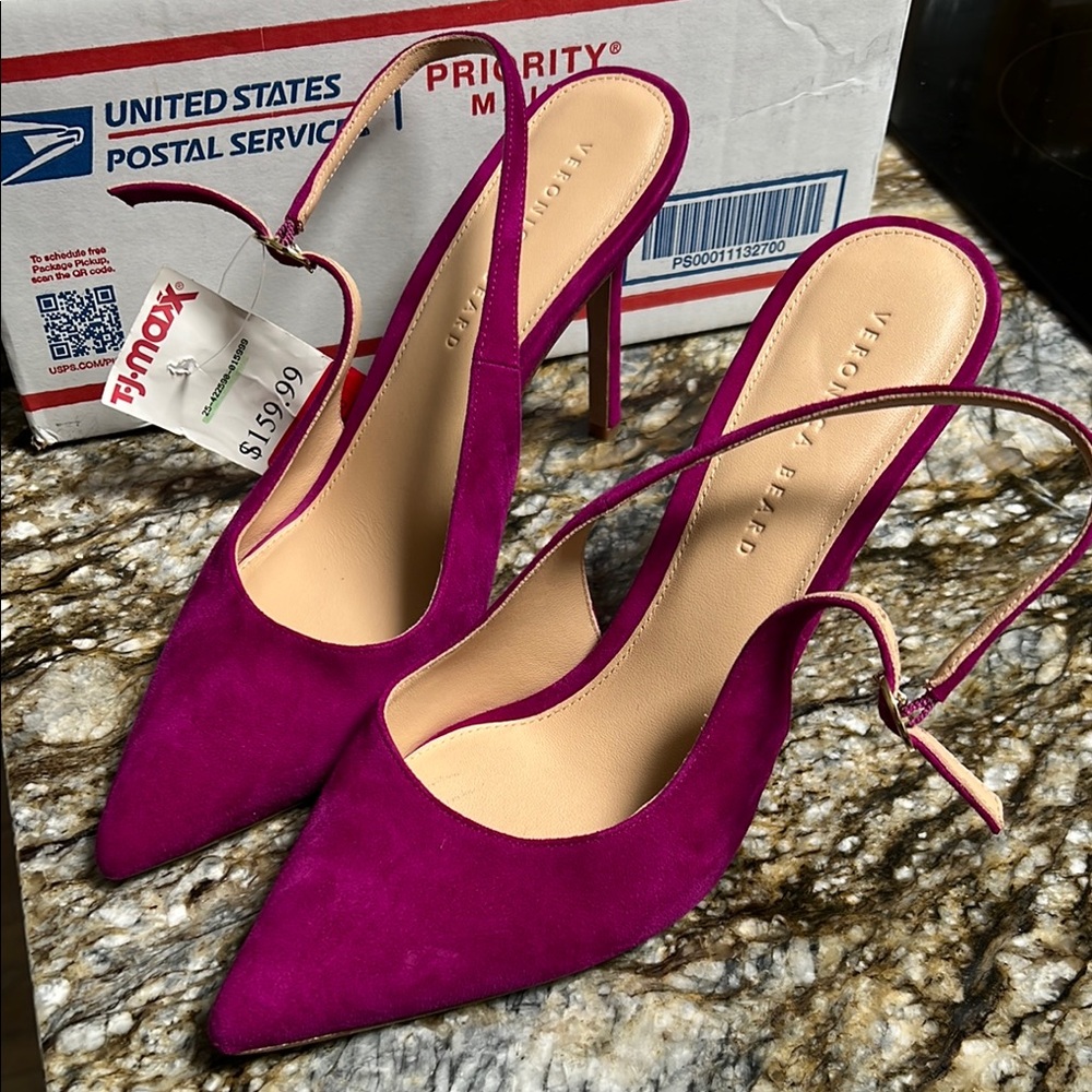 Veronica Beard Women's Pink Slingback Heels